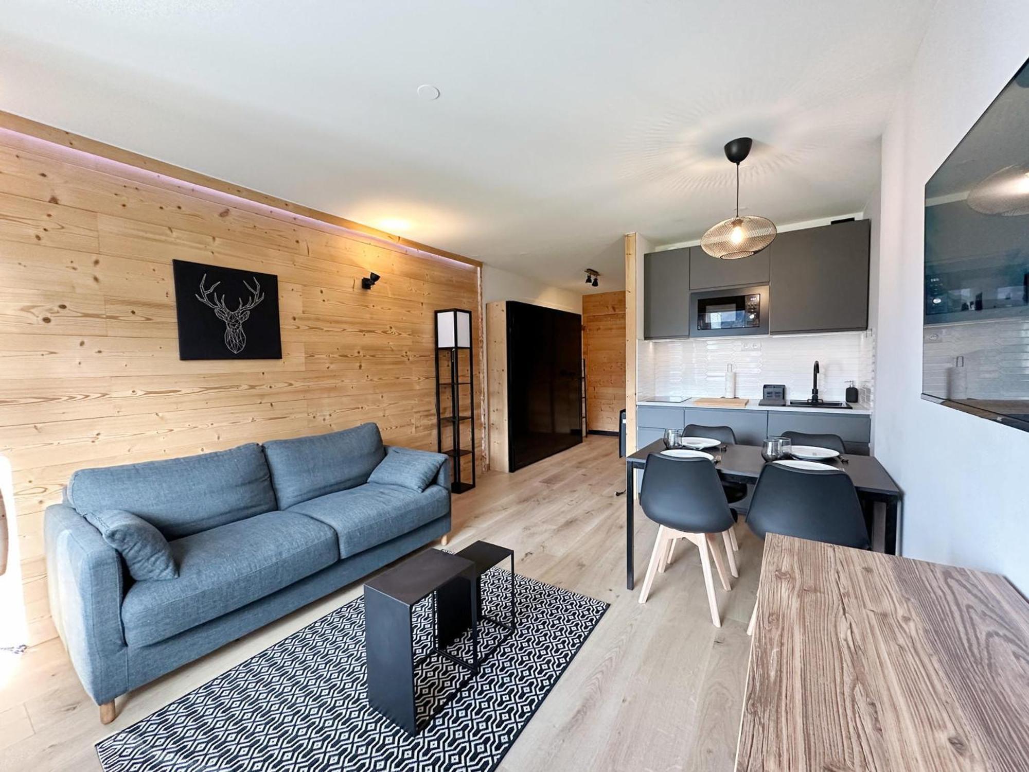 Studio Moderne Avec Parking Prive Pres Du Centre - Fr-1-624-71 Samoëns Екстериор снимка